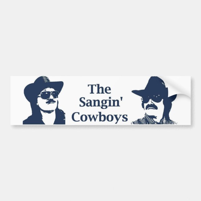 The Sangin' Cowboys Bumper Sticker (Front)