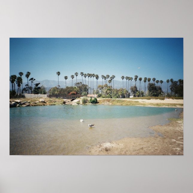 The Santa Barbara coast Poster (Front)