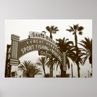 The Santa Monica Pier - 30x20 Poster