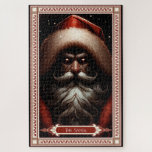 The Santa Tarot Card Jigsaw Puzzle<br><div class="desc">Dark Fantasy Christmas Tarot Card: The Santa Fun,  dark matching designs. Find the perfect one for everyone you know!</div>
