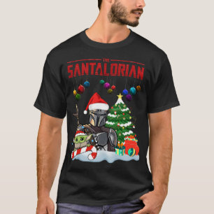 The Santalorian Chirstmas Santa Funny Star Christm T-Shirt