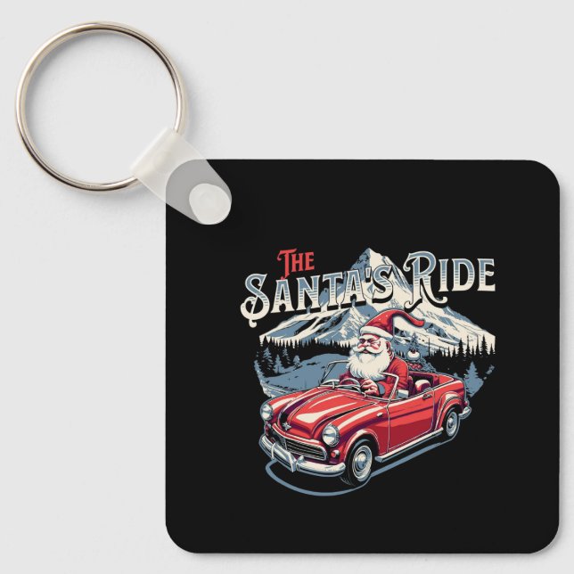 the santa's ride. key ring (Front)