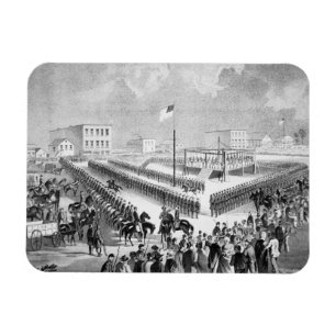 The Santee Sioux Uprising, Mankato, Minnesota, 186 Magnet