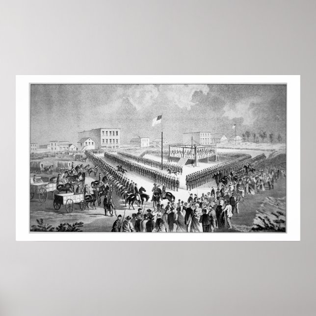 The Santee Sioux Uprising, Mankato, Minnesota, 186 Poster (Front)