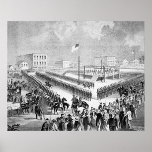 The Santee Sioux Uprising, Mankato, Minnesota, 186 Poster