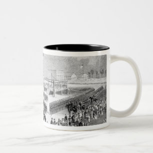 The Santee Sioux Uprising, Mankato, Minnesota, 186 Two-Tone Coffee Mug
