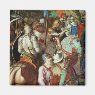 The Saracen Army outside Paris, 730-32 AD Magnet