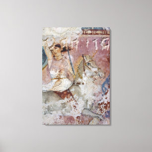 The Sarcophagus of the Amazons Canvas Print