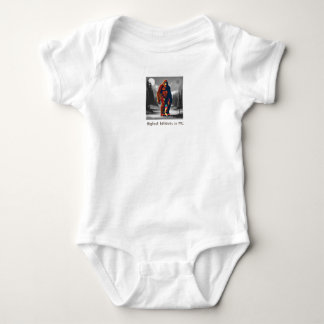 The Sasquatch aka Bigfoot Believes in You Baby Bodysuit