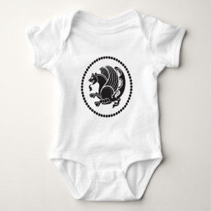 The Sassanid Persian Empire Emblem Baby Bodysuit