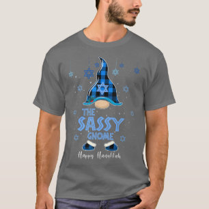 The Sassy Gnome Happy Hanukkah Jewish Gnomes Lover T-Shirt