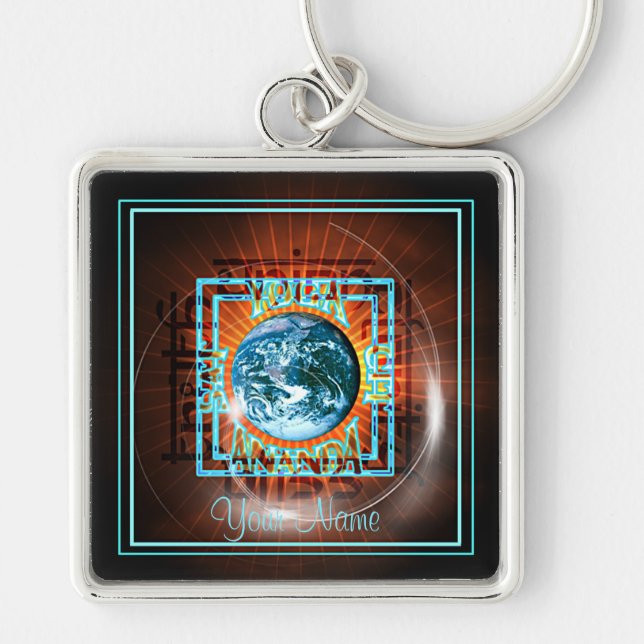 The Sat Cit Ananda Keychain (Front)