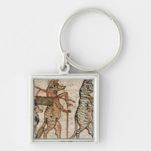 The Satirical Papyrus Key Ring
