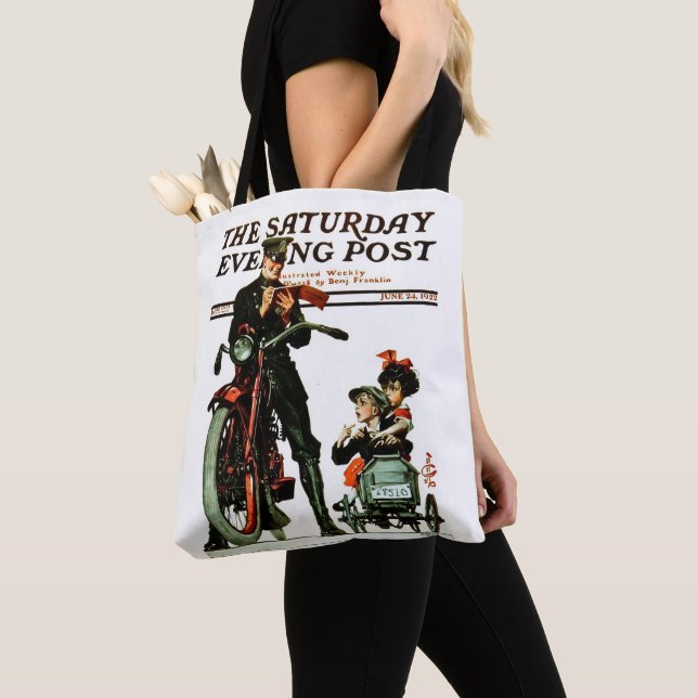 The Saturday Evening Post  Tote Bag (Close Up)