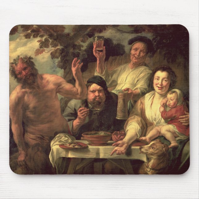 The Satyr and the Peasants Mouse Mat (Front)