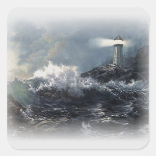 The Saviour Square Sticker