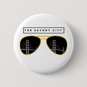The Savory City - San Francisco button