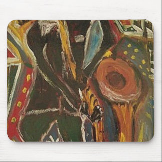 THE SAX PLAYER MOUSE MAT