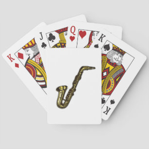 The Saxophone Playing Cards