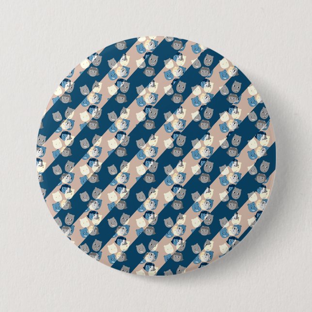 The Sbuirrels Background Pattern 7.5 Cm Round Badge (Front)