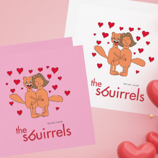 The Sbuirrels Ed and Mary Valentine Holiday Card