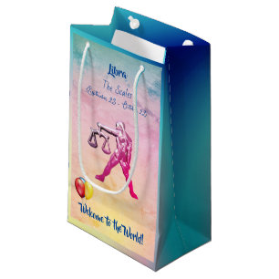 The Scales - Libra Baby (Sept 23 – Oct 22) Small Gift Bag