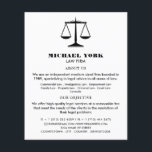 The Scales of Justice, Legal Services Advertising  Flyer<br><div class="desc">The Scales of Justice,  Legal Services Advertising Flyers By The Business Card Store.</div>