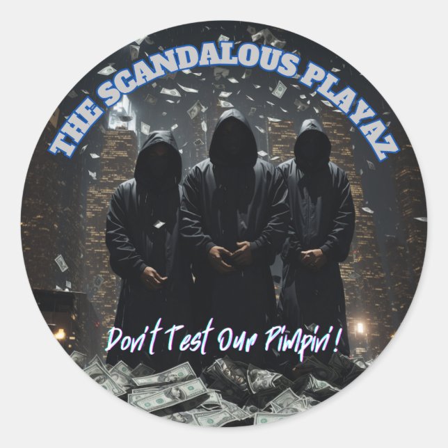 The Scandalous Playaz Stickers (Front)