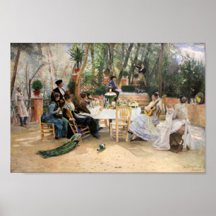 The Scandinavian Artists’ Lunch   Hugo Birger Poster