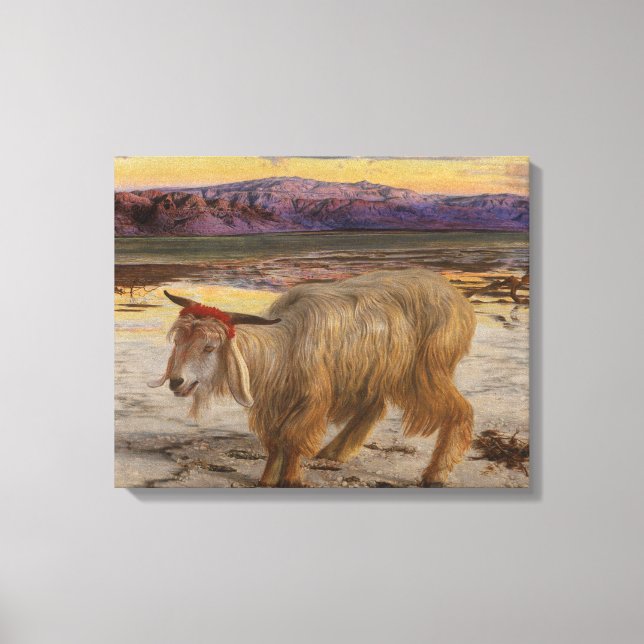 The Scapegoat (by William Holman Hunt) Canvas Print (Front)