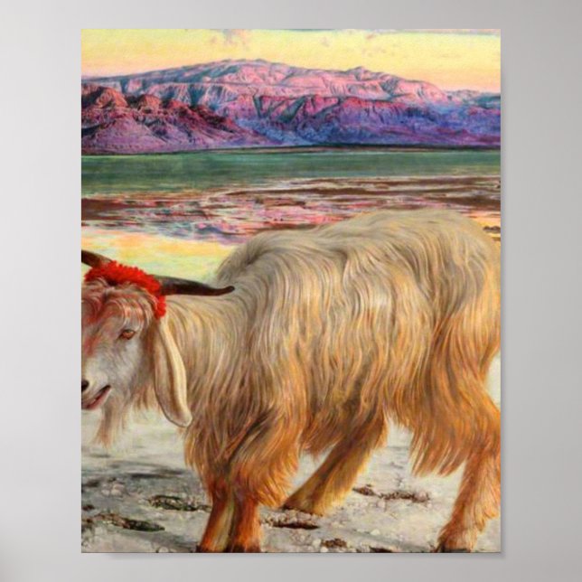 The Scapegoat William Holman Hunt Poster (Front)