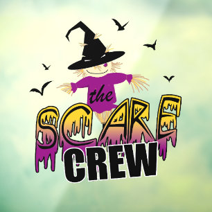 The Scare Crew Purple ID1002 Window Cling