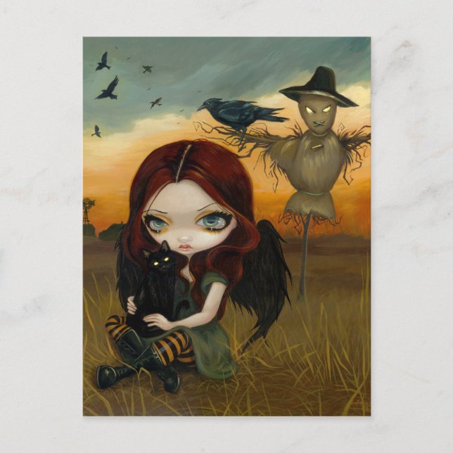 "The Scarecrow" Postcard (Front)