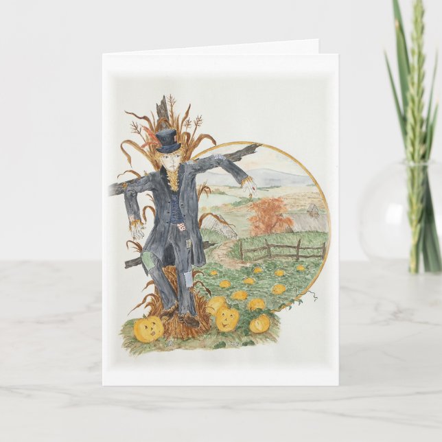 "The Scarecrow" Thank You Card (Front)