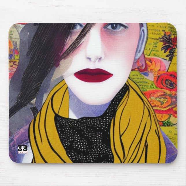 The Scarf Mouse Pad (Front)