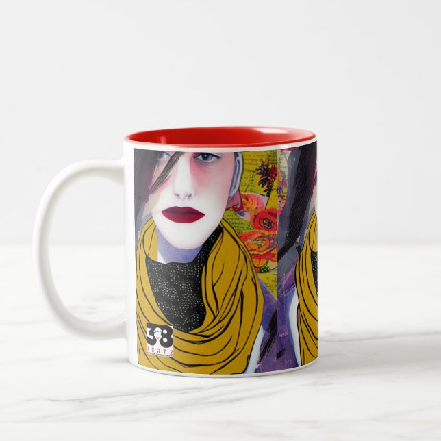 The Scarf Mug (Left)