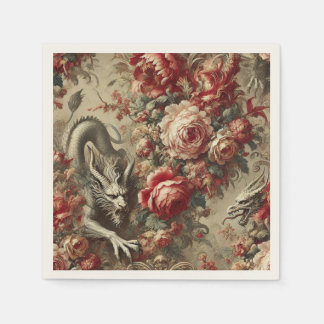 The Scarlet Thicket – Gothic Mythic Design Napkin