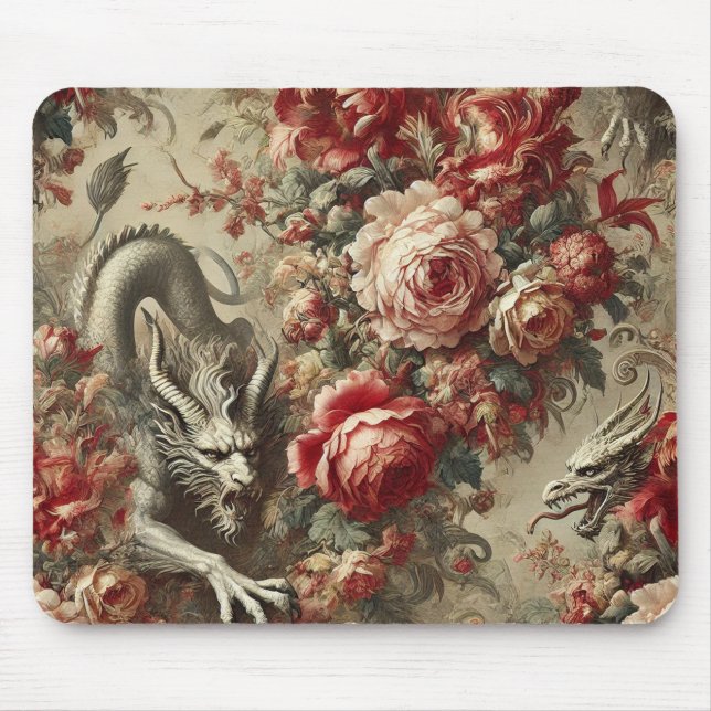 The Scarlet Thicket – Gothic Victorian Mouse Mat (Front)
