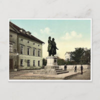 The Schiller and Goethe Monument, Weimar, Thuringi