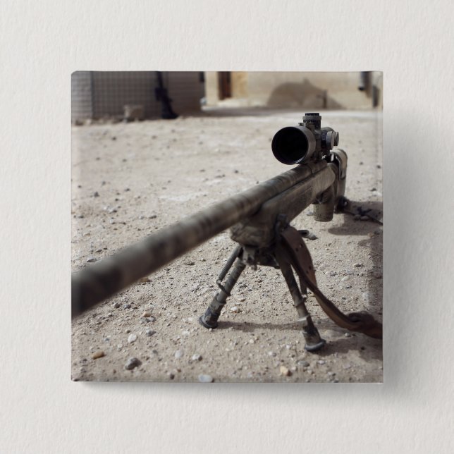 The Schmidt & Bender M-854155 DS 15 Cm Square Badge (Front)