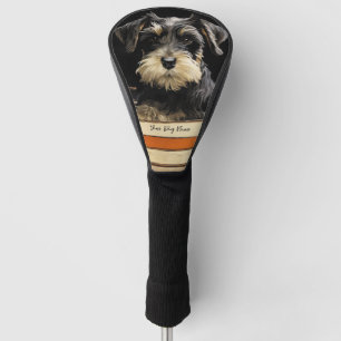 The Schnauzer Dog 001 - Odessa Leyendecker Golf Head Cover