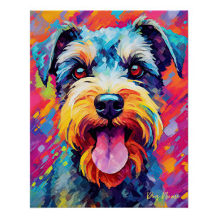 The Schnauzer Dog 003 - Zetton Ziana Poster