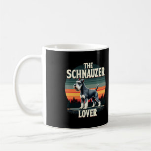The Schnauzer Lover - Retro Dog Design Coffee Mug