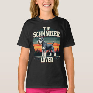 The Schnauzer Lover - Retro Dog Design T-Shirt