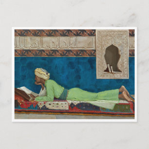 The Scholar by Osman Hamdi Bey Postcard