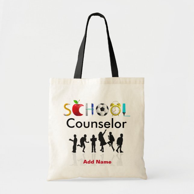 The School Counsellor's Custom Tote Bag (Front)