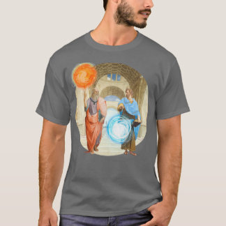 The school of athens plato vs aristotle T-Shirt