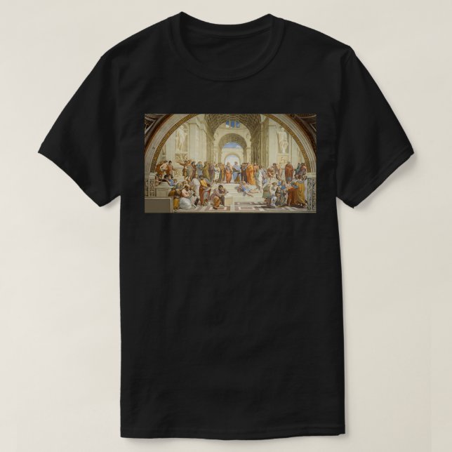 The school of Athens Raffaello Sanzio T-Shirt (Design Front)