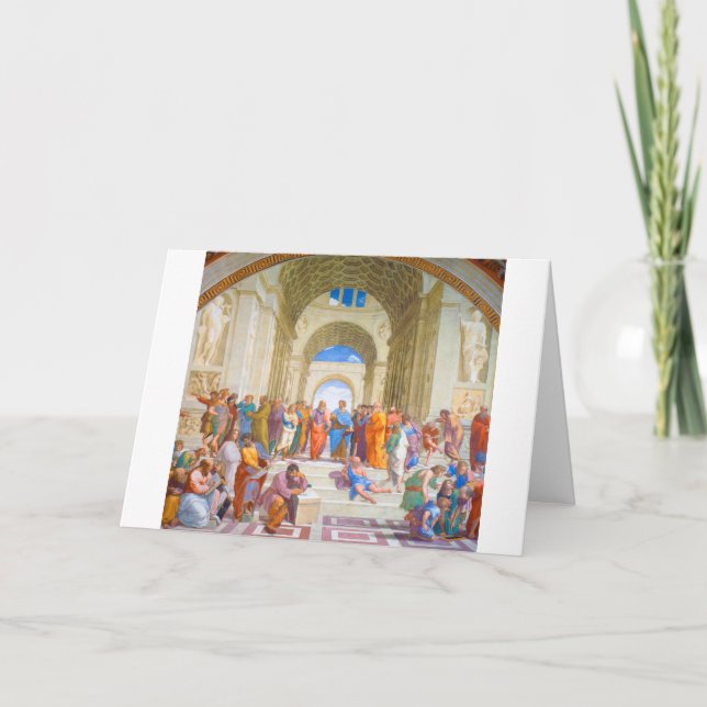 The School of Athens, Raphael Card (Front)