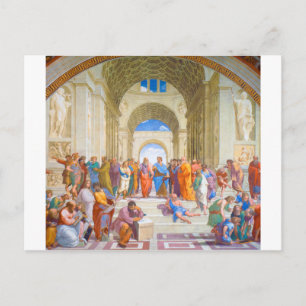 The School of Athens, Raphael Postcard